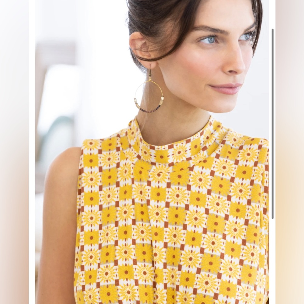 NEW FREE PEOPLE ❗️LAST ONE❗️- Vibe Check Jumpsuit in Sunflower Combo - Picture 10 of 14
